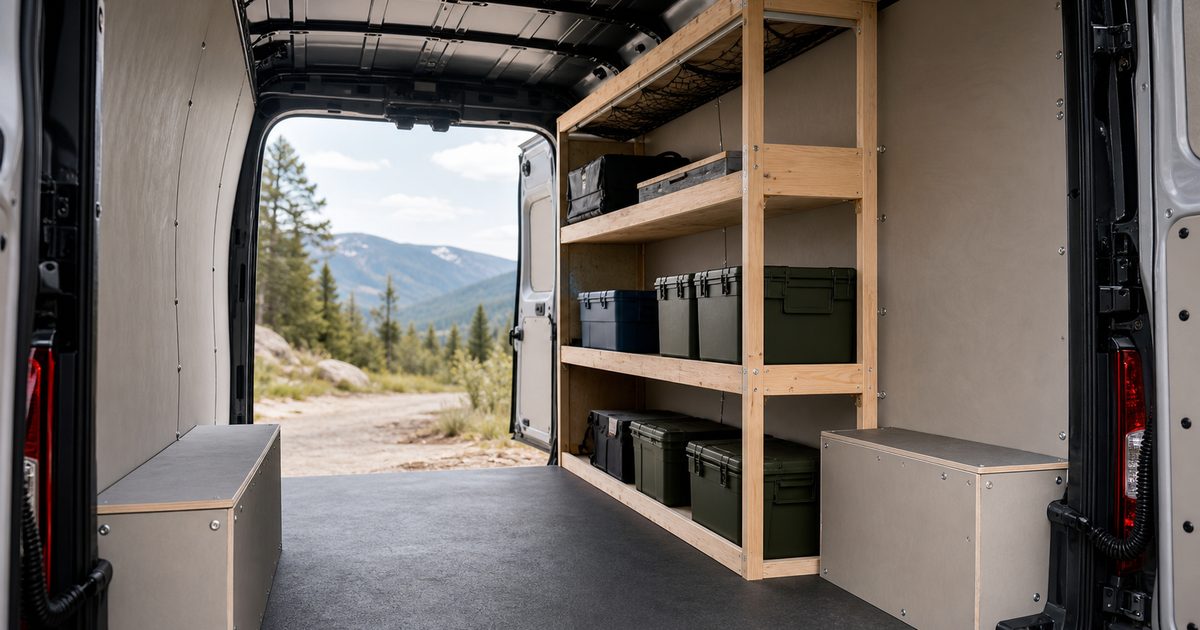 Bus inrichting Ford Transit