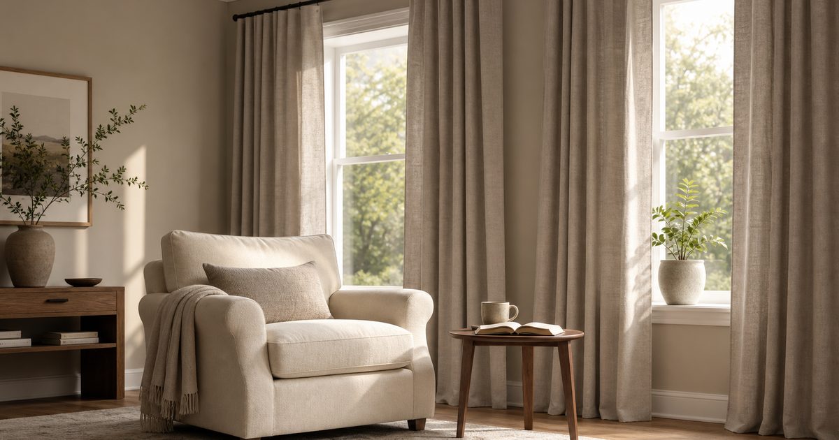 Welke kleur gordijnen bij beige muur?