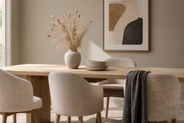 Beige eetkamerstoelen combineren: zo creëer je een rustige en stijlvolle eethoek
