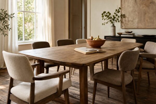 Eettafel met stoelen samenstellen: combinaties die mooi zitten én mooi ogen
