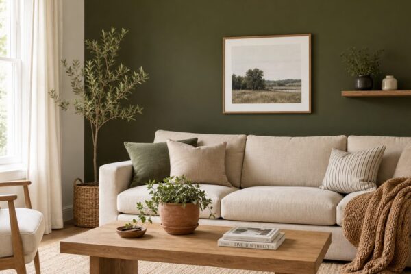 Donker groen in je interieur: de mooiste kleurcombinaties voor een warme, rustige basis
