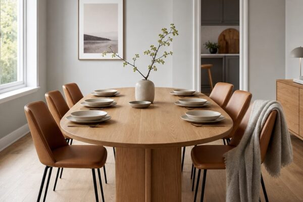 Deens ovaal eettafel: wat is het verschil met ovaal en past deze vorm in jouw eetkamer?