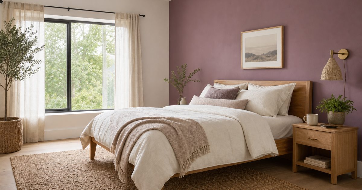 Mauve kleur op de muur of in accessoires? Zo gebruik je deze zachte tint stijlvol